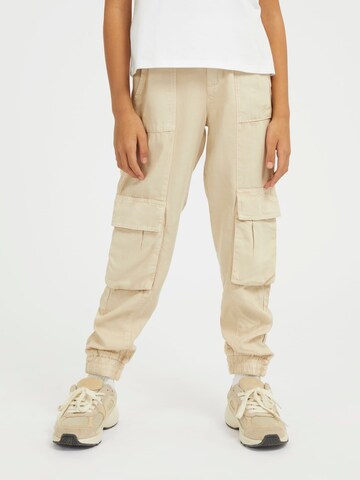 GUESS Regular Pants in Beige: front