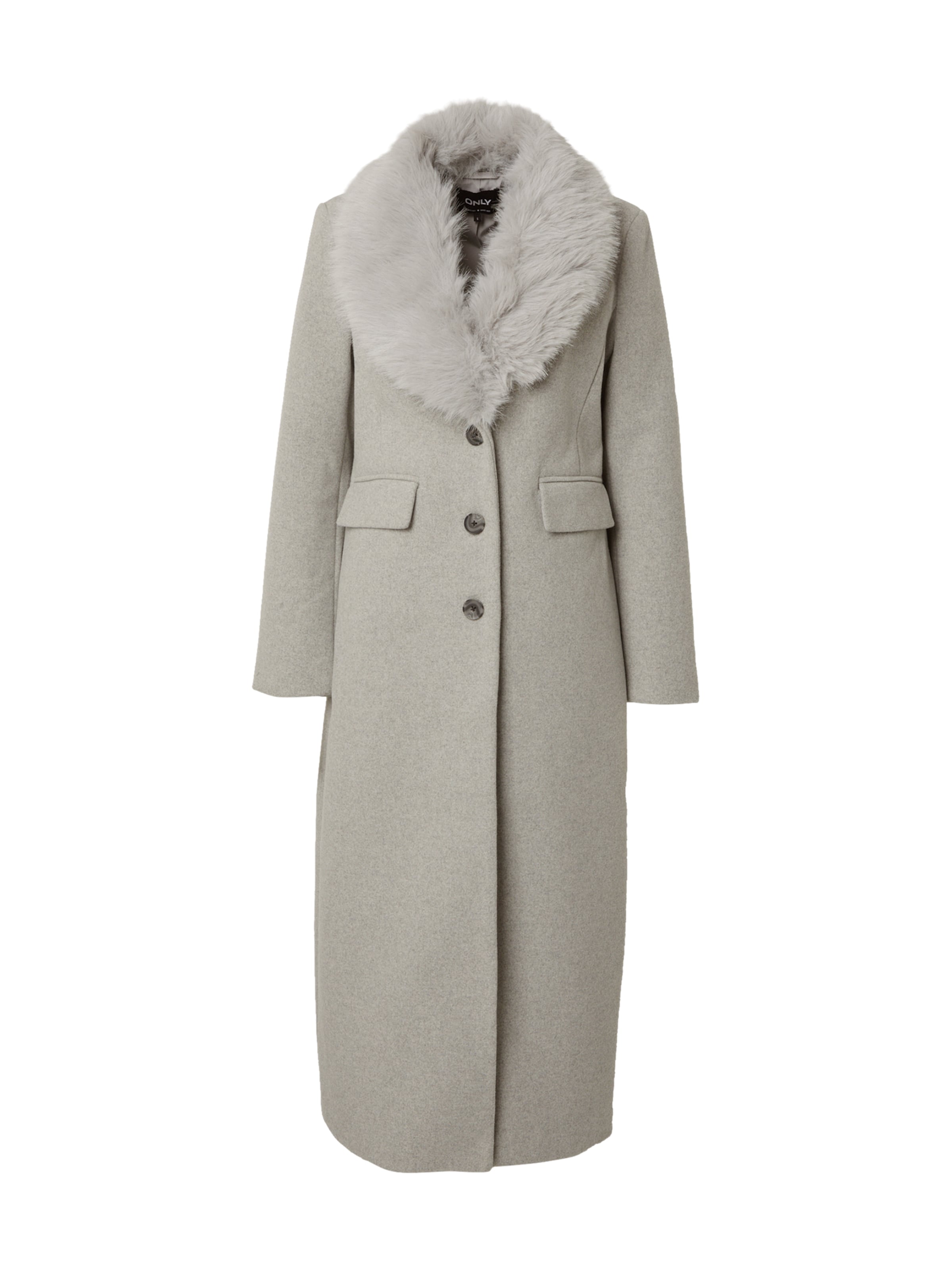 pelēks ONLY Starpsezonu mētelis 'ONLANNIE': no priekšpuses