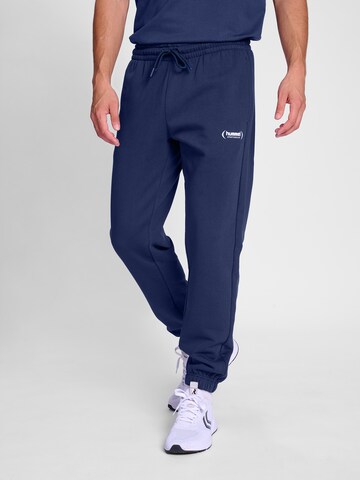 Hummel Regular Pants in Blue: front