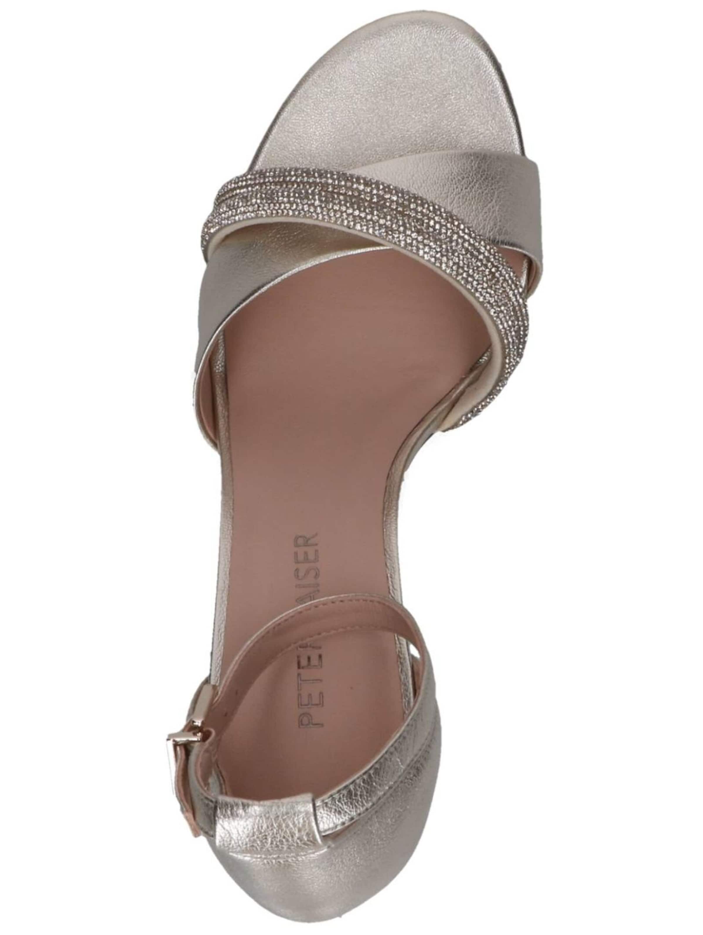 Sandalo con cinturino di PETER KAISER in oro