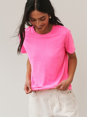 Next Shirt 'Essential' in Pink: front