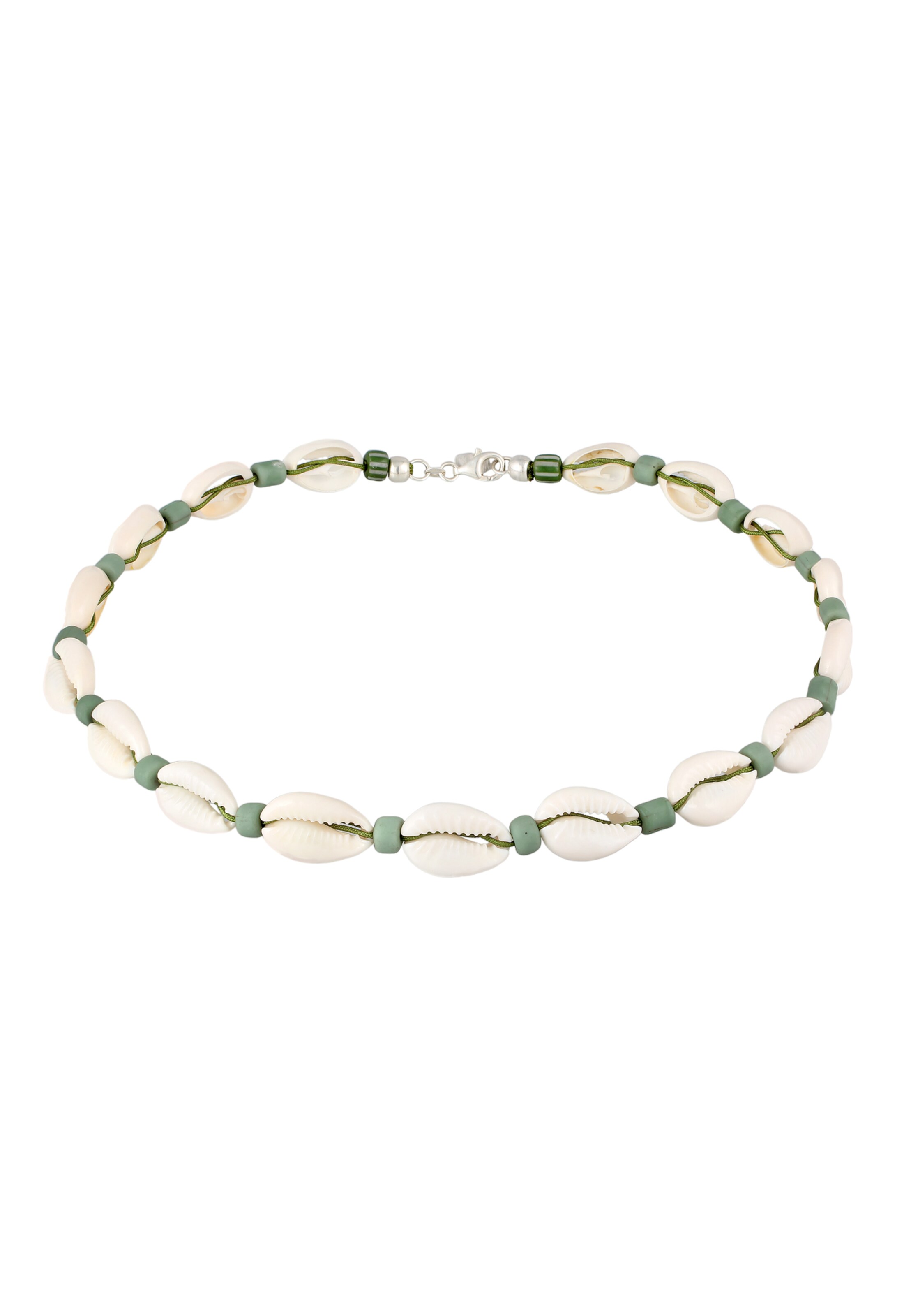 KUZZOI Kette in Weiß: Vorderseite