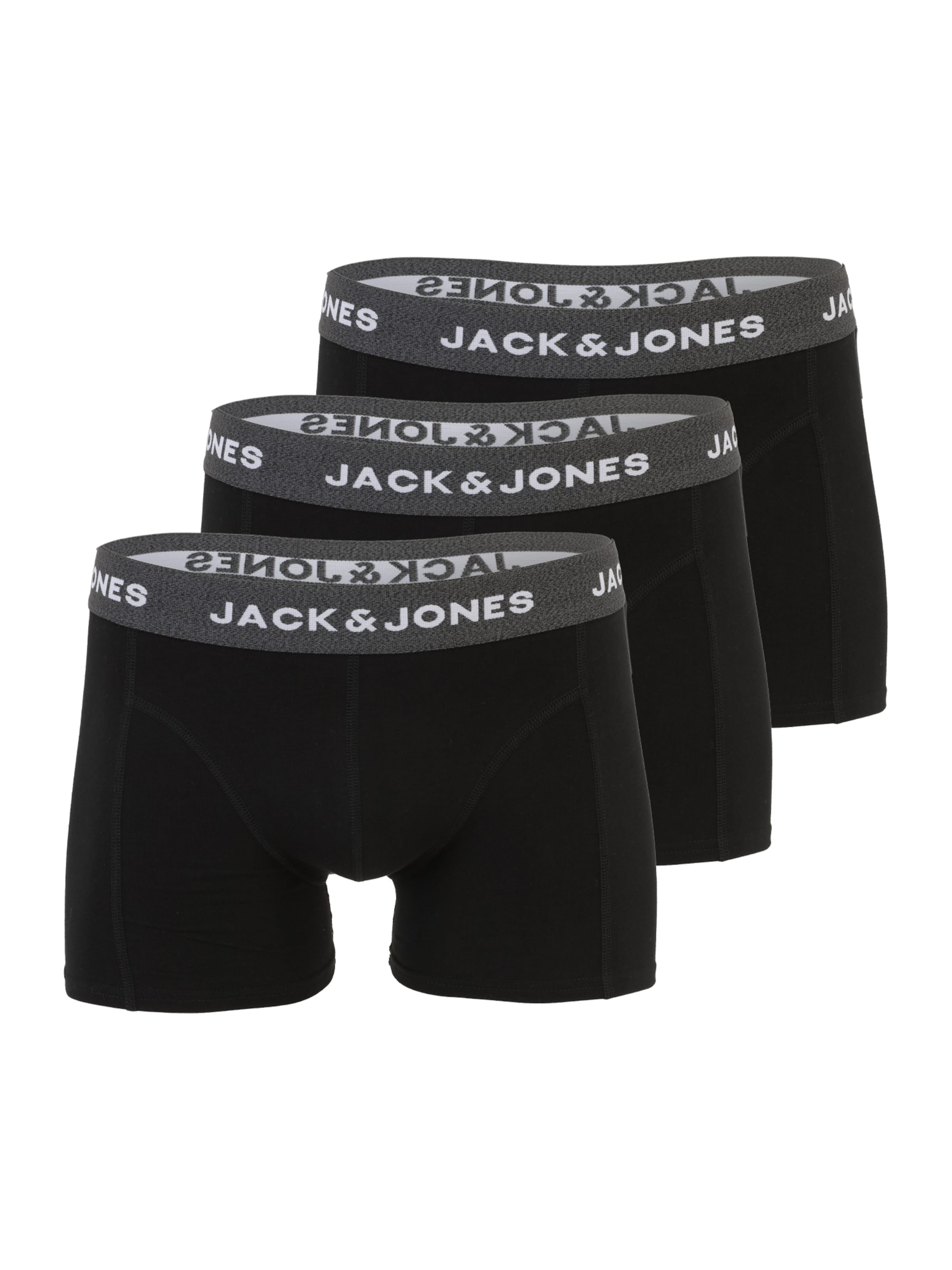 JACK & JONES Boxeralsók 'JACKHALED' - fekete: elől