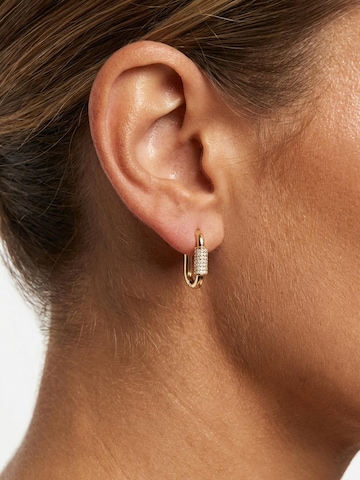 Kamiko Oorbellen 'DAZZLE Huggies' in Goud