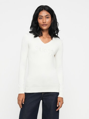 GUESS - Jersey 'SAYLOR' en blanco: frente