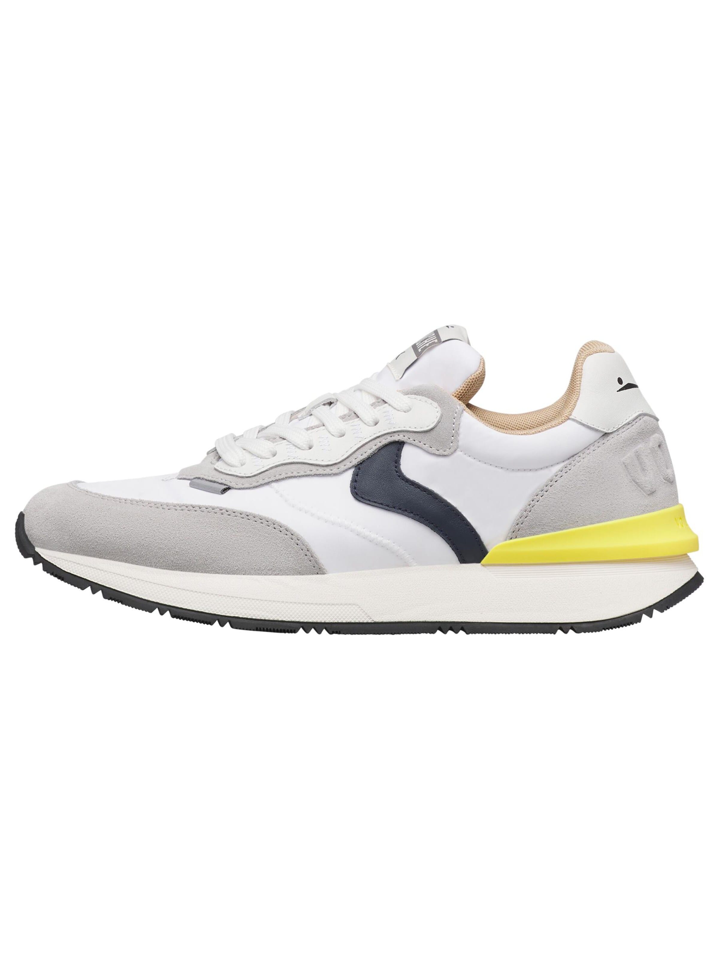 Voile blanche Platform trainers 'QWARK EASY MAN.' in White: front