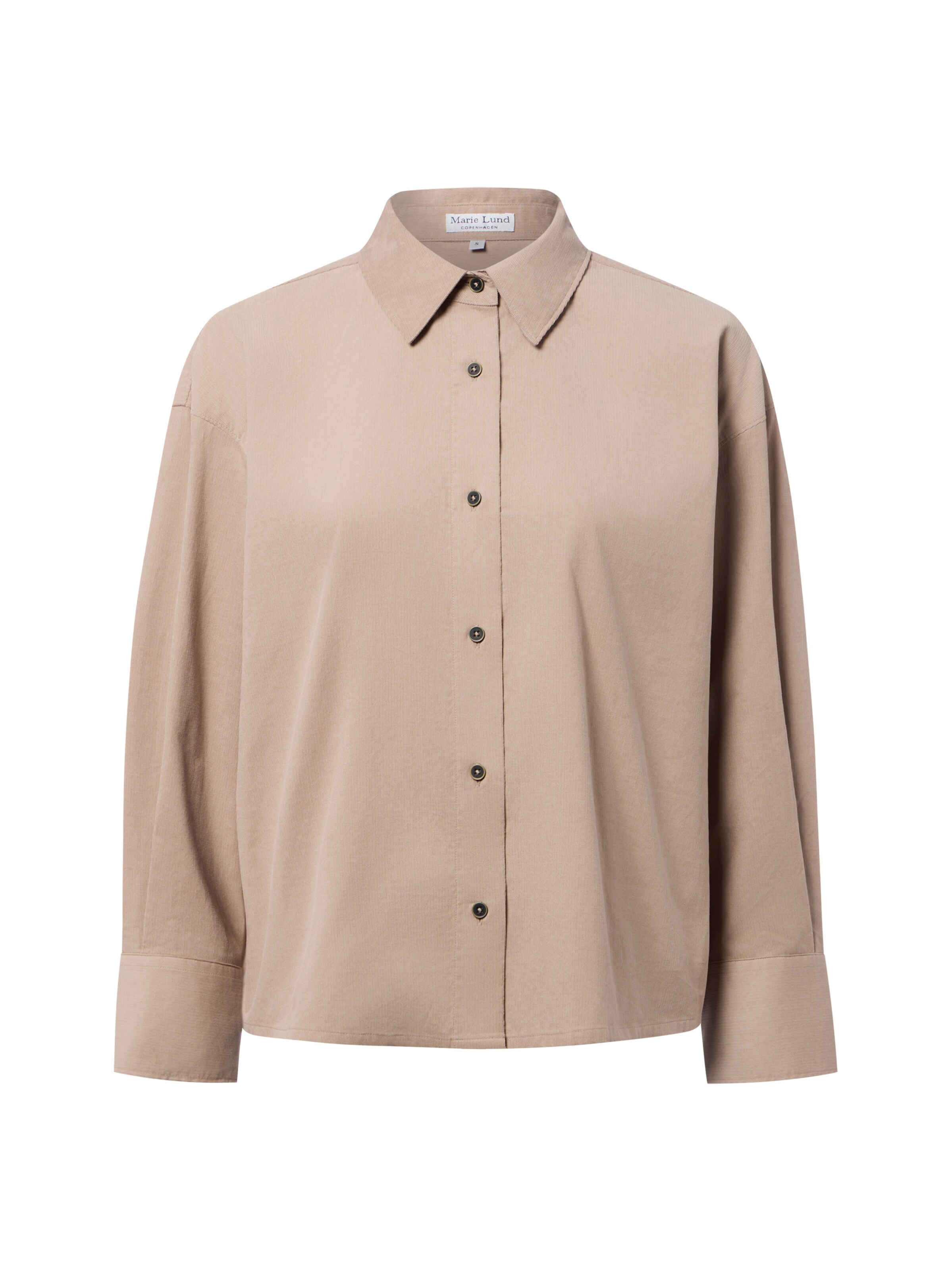 Marie Lund Bluse in Beige: Vorderseite