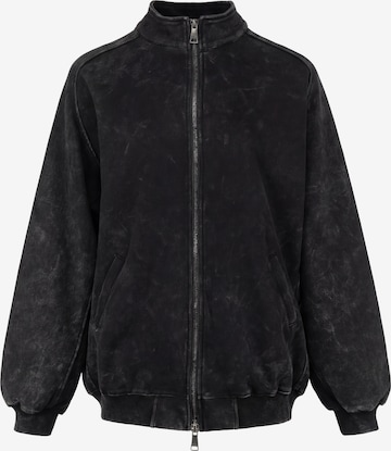 Veste de survêtement myMo ROCKS en noir : devant