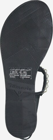 TAMARIS - Sandalias de dedo en negro