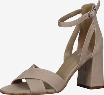 s.Oliver Strap Sandals in Grey: front