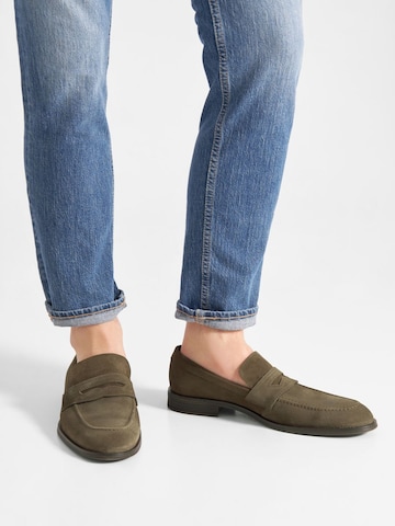 Bianco Moccasins 'BYRON' in Green: front