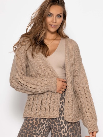 SASSYCLASSY Oversizestrickjacke‌‌‌‌ in Beige