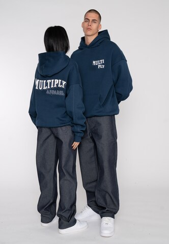 Multiply Apparel Sweatshirt 'Pennant' in Blue