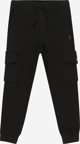 Polo Ralph Lauren - Tapered Pantalón en negro: frente