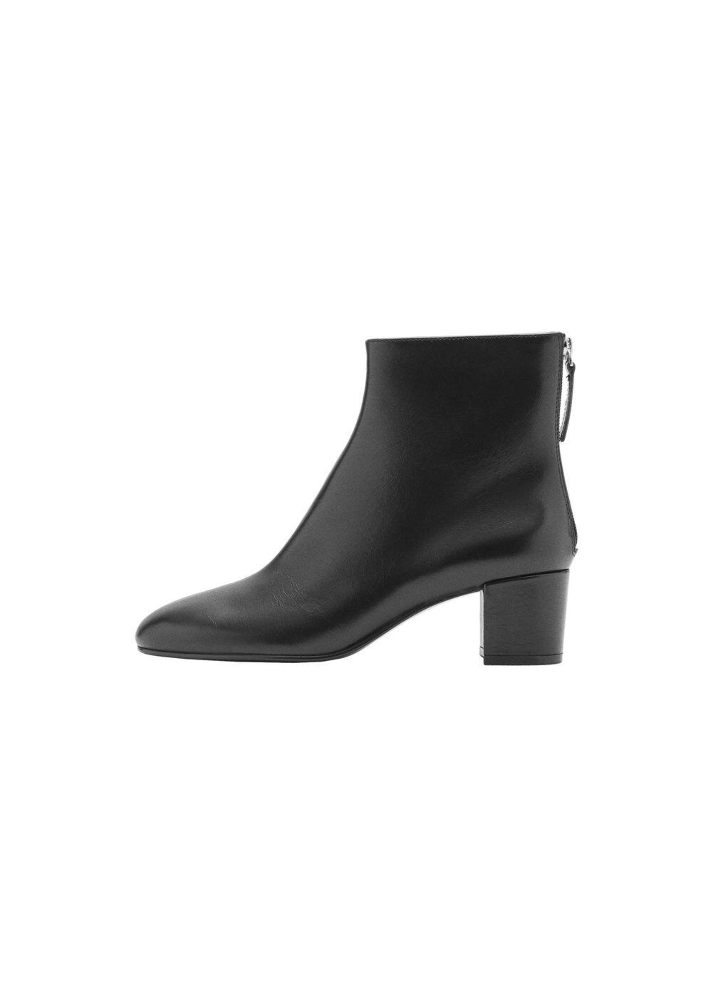 MANGO Stiefelette in Schwarz: Vorderseite