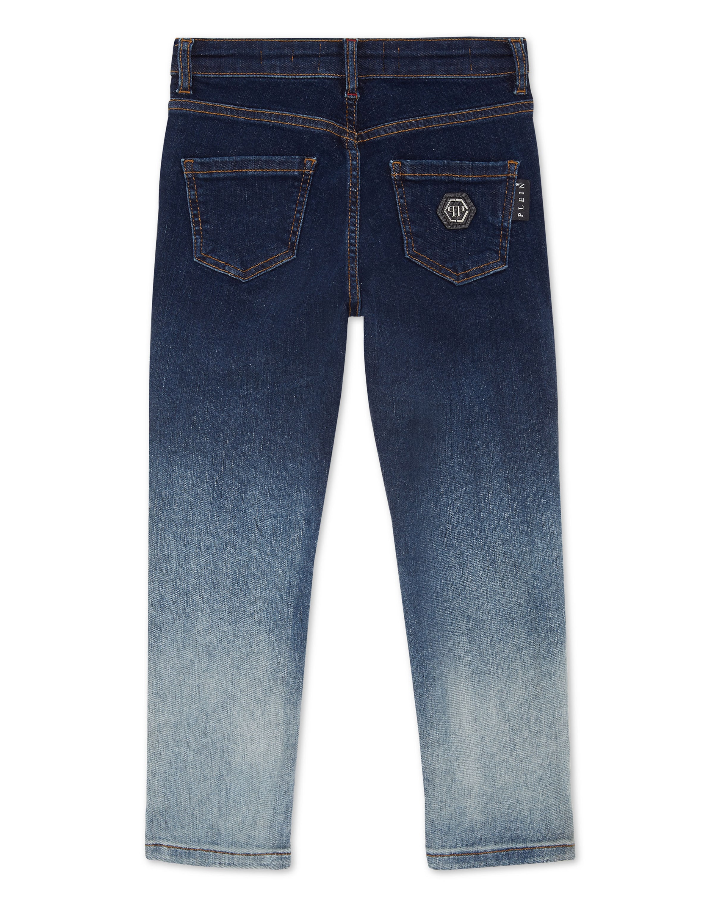 Philipp Plein - regular Vaquero 'Bulldogs' en azul