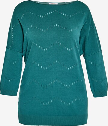 usha FESTIVAL Sweater in Green: front