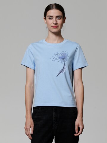 Watapparel Shirt 'Dandelion' in Blau: Vorderseite