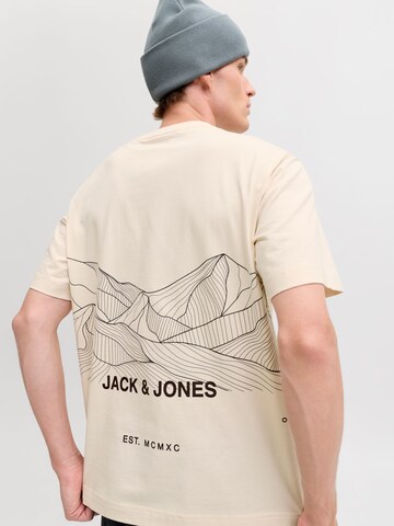 JACK & JONES Bluser & t-shirts 'JJAW25' i beige