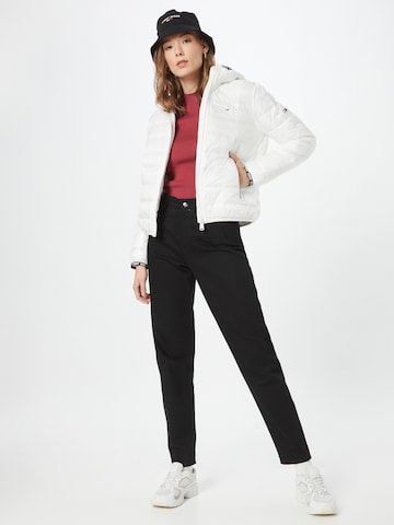 Regular Veste mi-saison Tommy Jeans en blanc