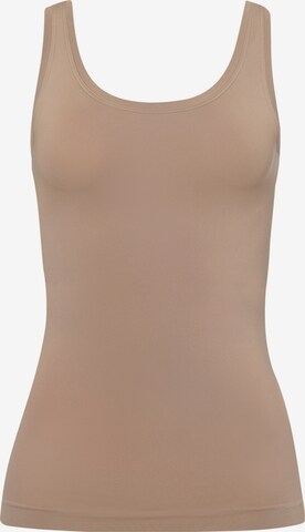 Hanro Top ' Touch Feeling ' in Beige: front