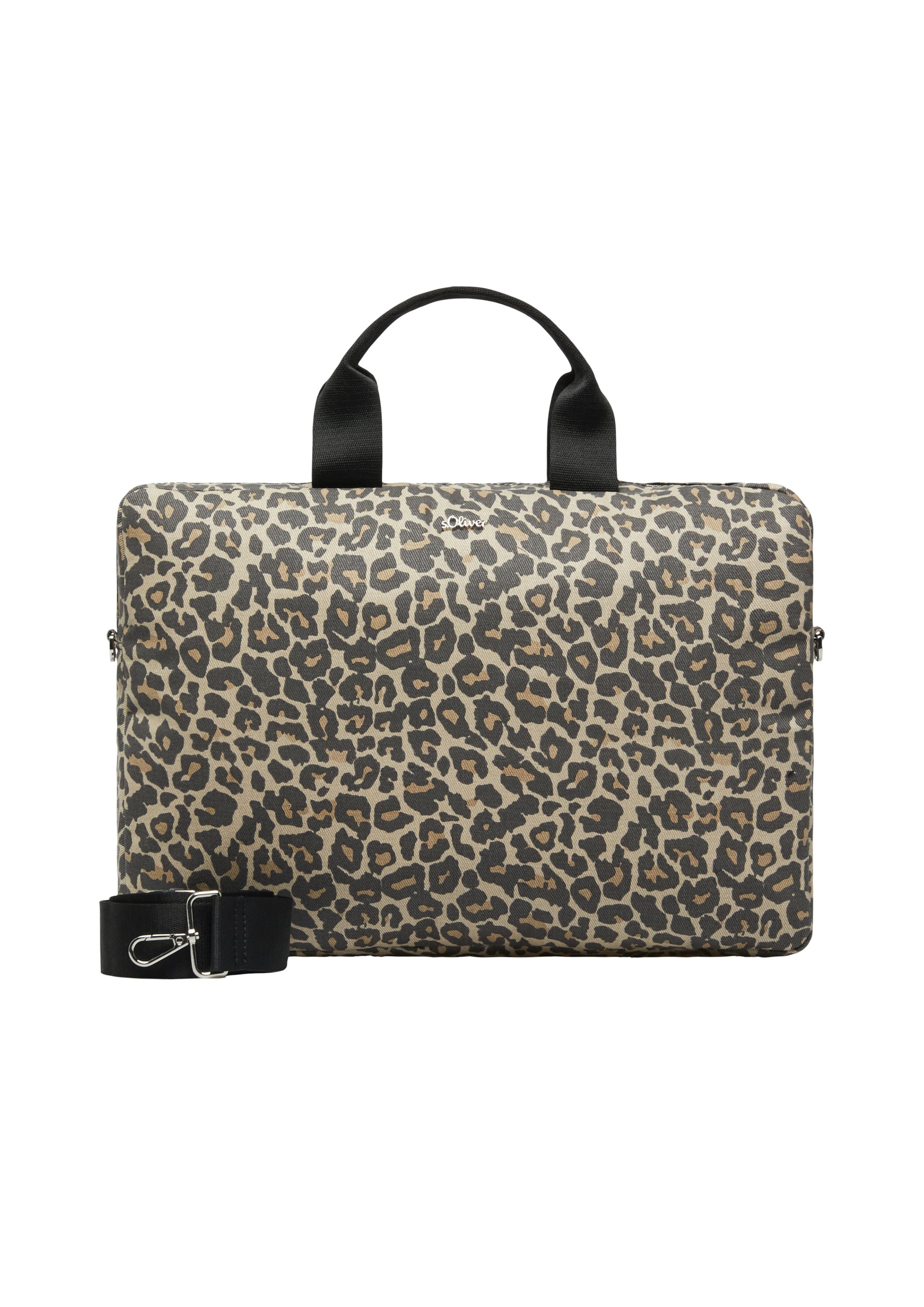 s.Oliver Laptoptasche in Braun: Vorderseite