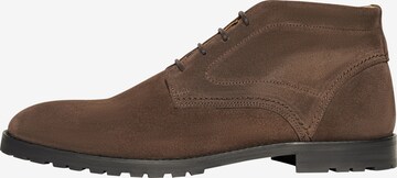 Henry Stevens Lace-Up Boots 'Wallace' in Brown