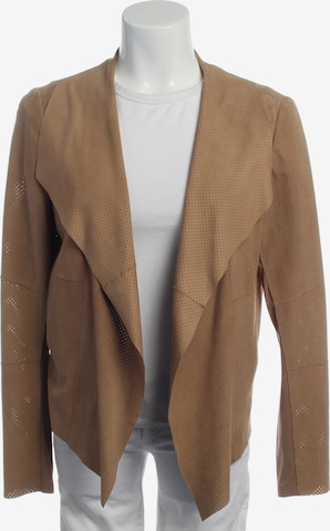 Marc Cain Lederjacke / Ledermantel L in Braun: Vorderseite