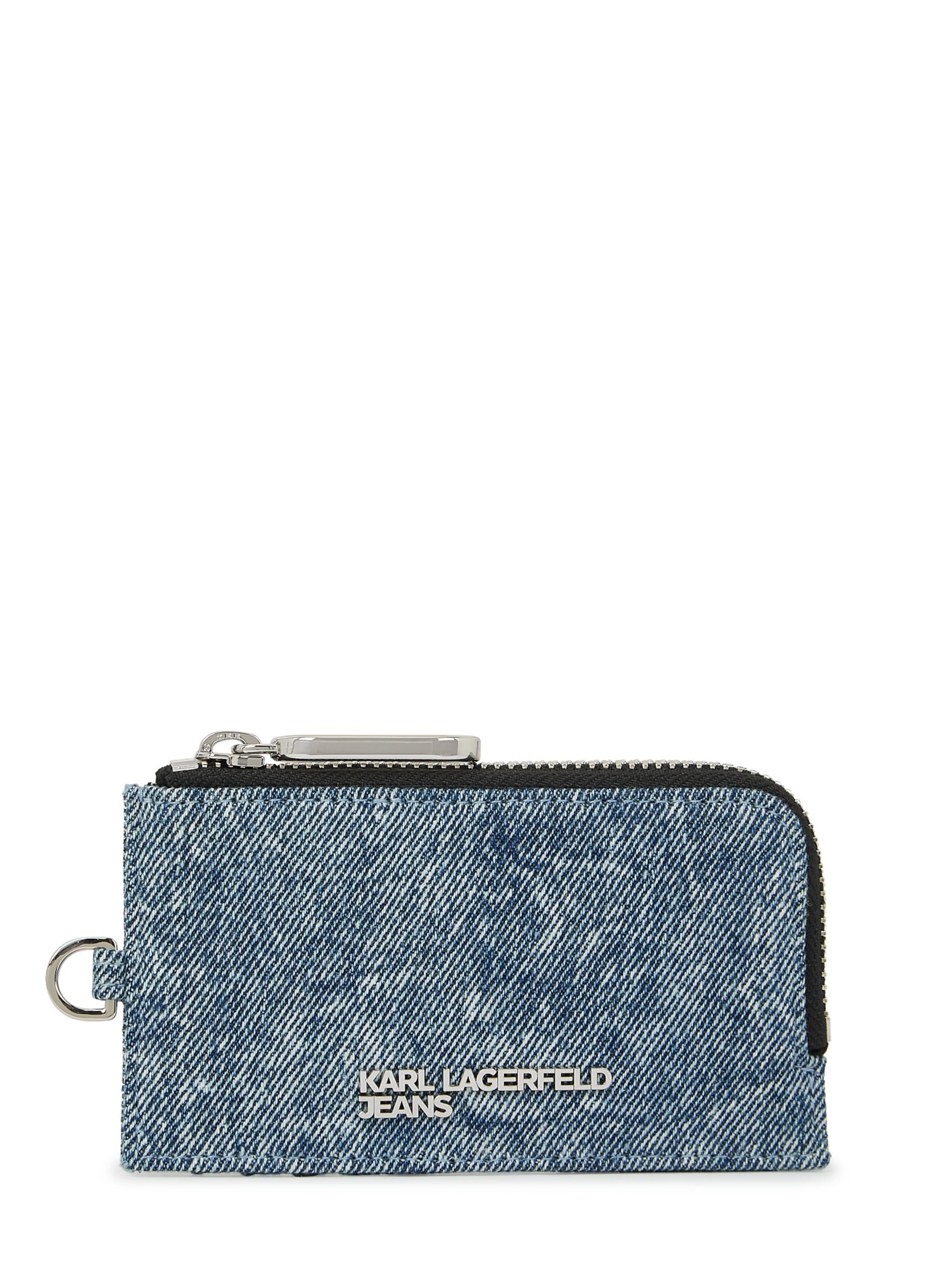 KARL LAGERFELD JEANS Pouzdro – modrá: přední strana