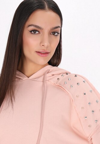 myMo ROCKS - Sweatshirt em rosa