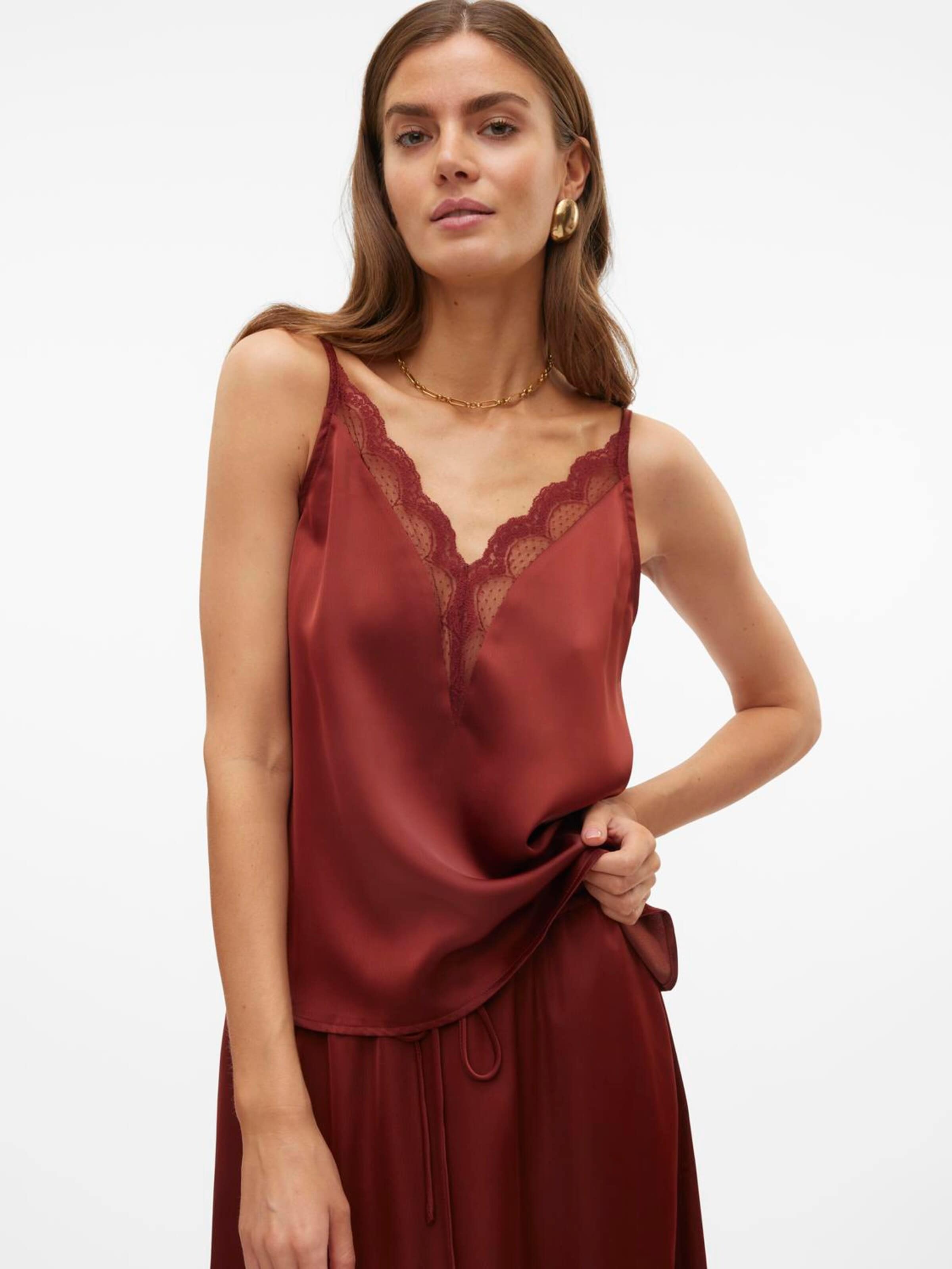 VERO MODA Top '10314595' in Bruin