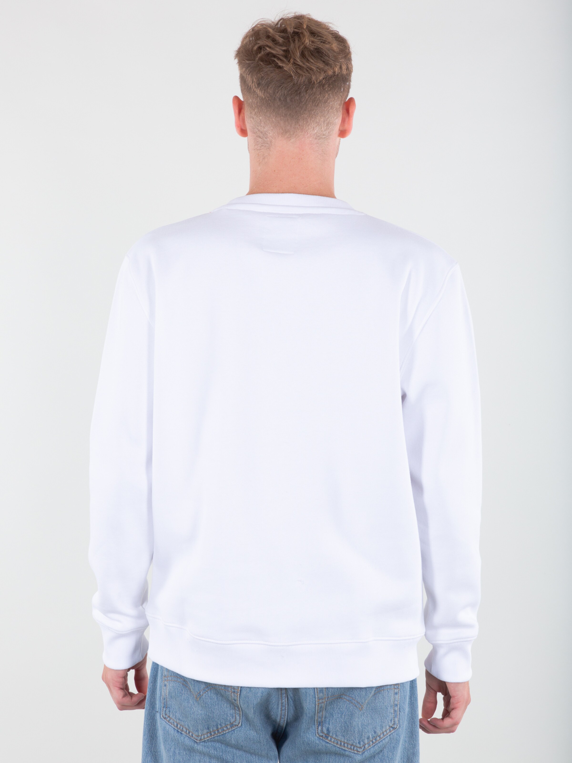 Vêtements Sweat-shirt ALPHA INDUSTRIES en Blanc 
