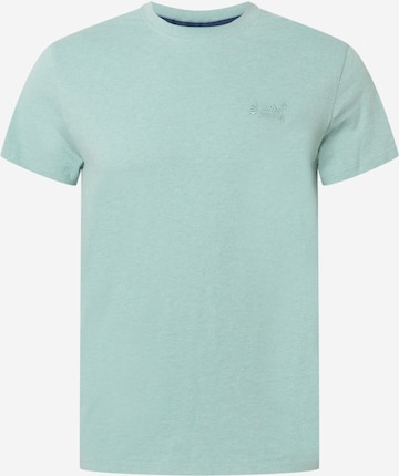 Superdry Tapered Shirt in Green: front