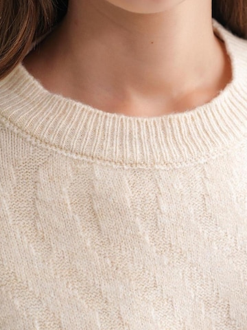 MixRay Pullover in Weiß