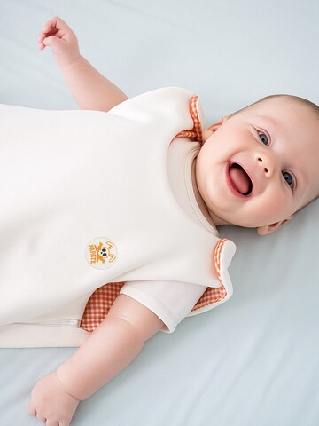 PAPATE Sovepose 'Organic Cotton Mid Season Sleeping Bag' i hvid