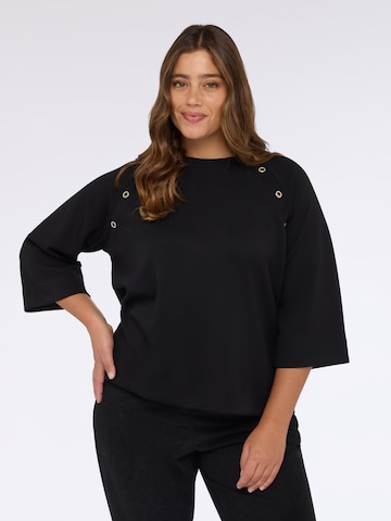 Pull-over Fiorella Rubino en noir : devant