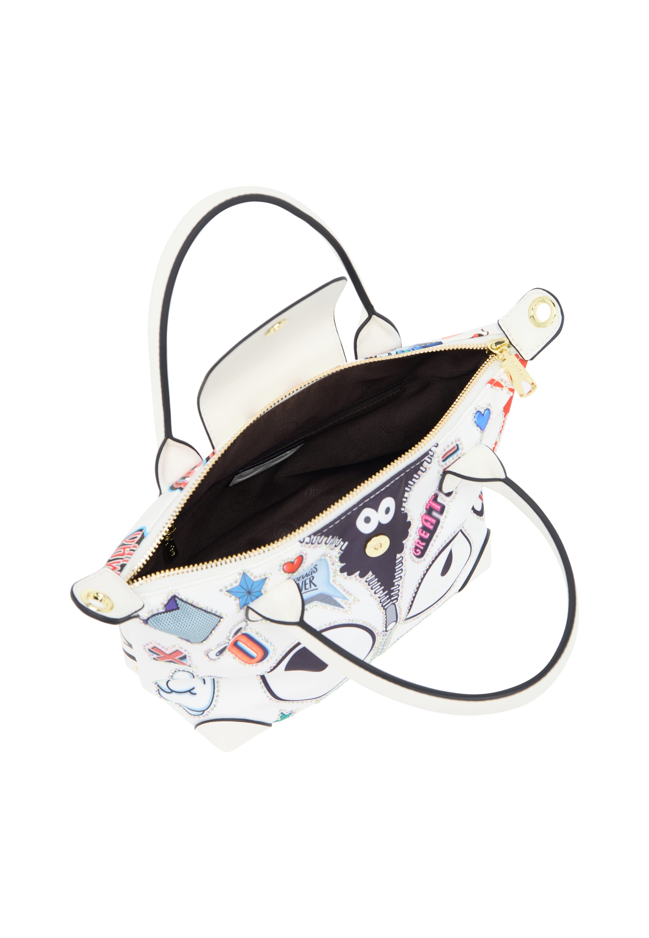 MYMO Handbag 'Pop Eyetheme' in White