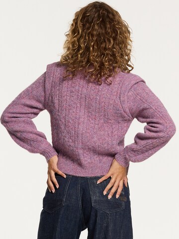 Shiwi Knit Cardigan in Purple