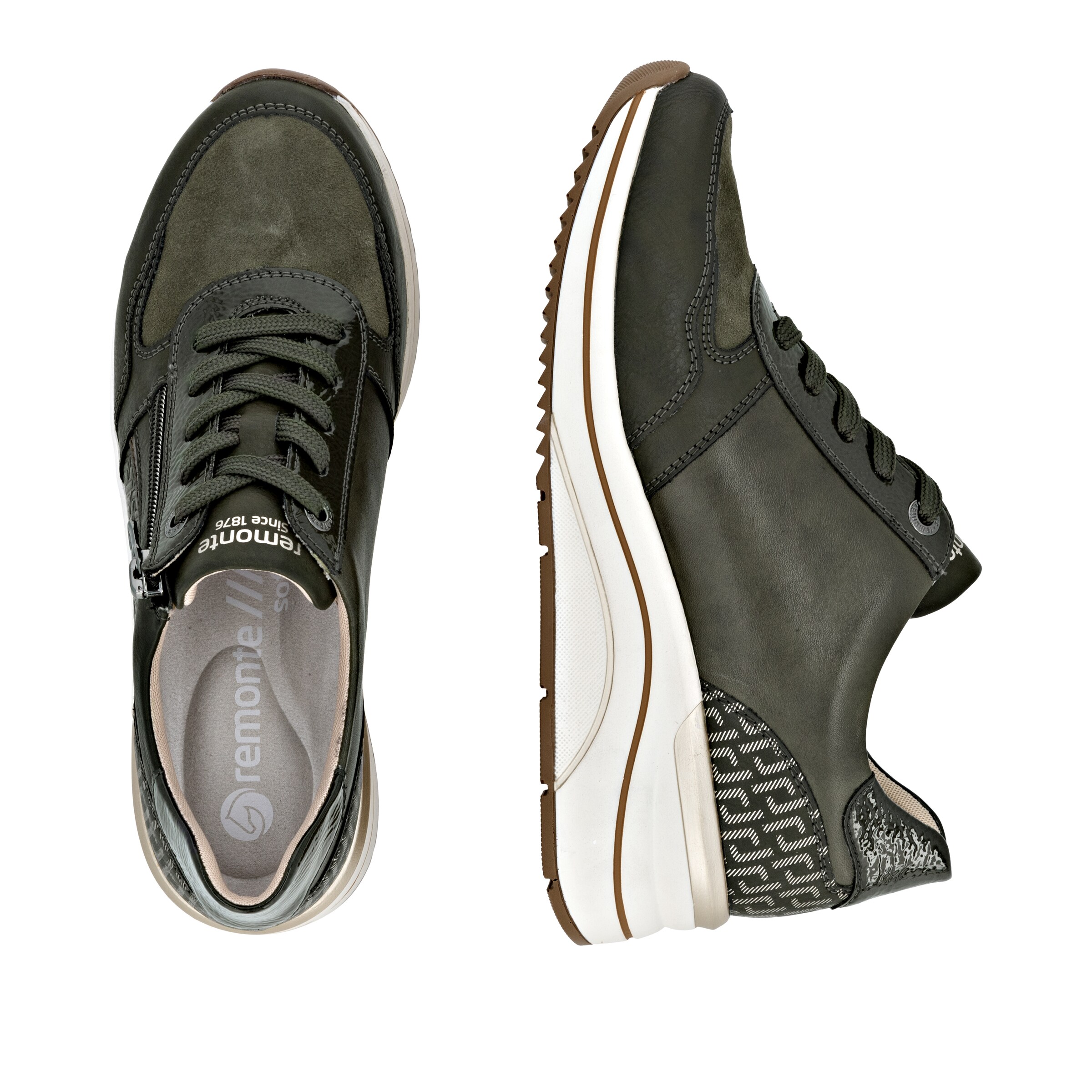 Sneaker bassa di REMONTE in verde