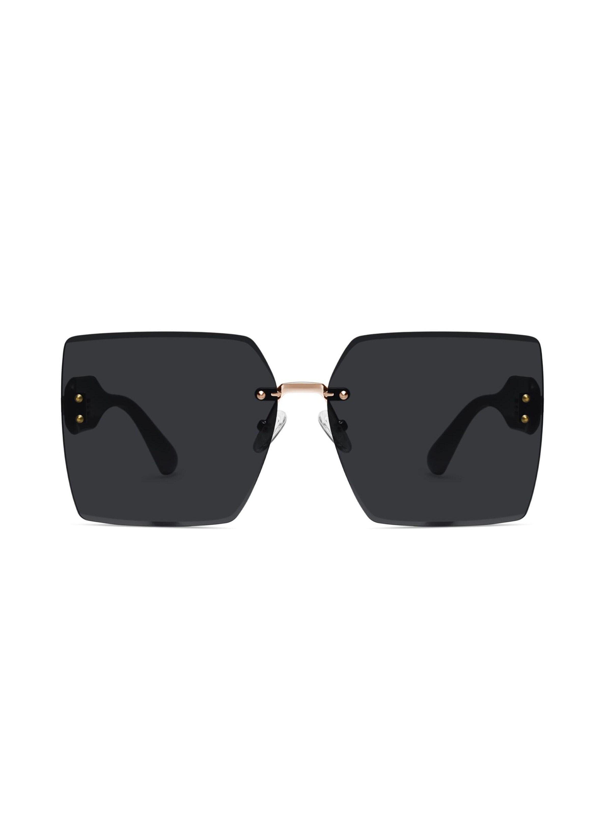 AVANT-GARDE PARIS Sunglasses 'Square Ianthe' in Black