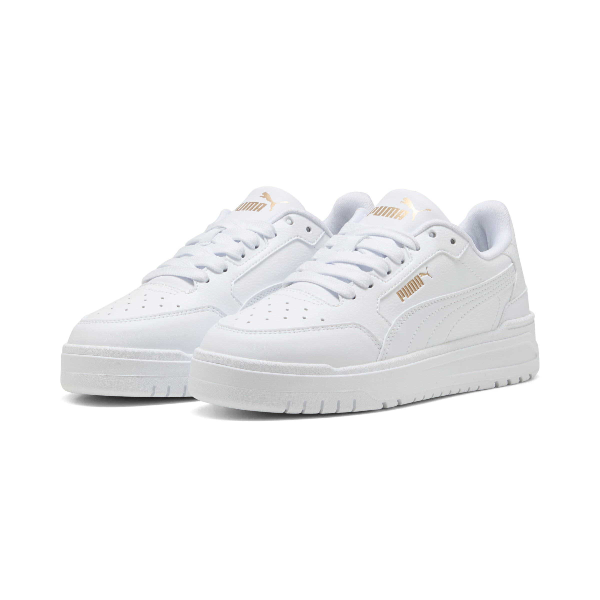 PUMA Platform trainers in White