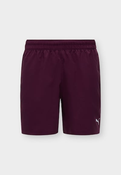 PUMA Pantalon de sport 'TAD ESSENTIALS' en S en lie de vin, Vue avec produit