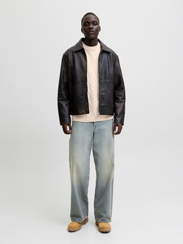 JACK & JONES Sveter 'JORCAMBRIDGE' - Béžová