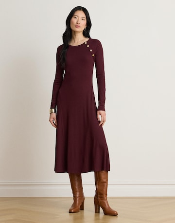 Rochie de la Lauren Ralph Lauren pe roșu: față