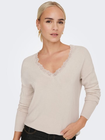 ONLY Sweater 'Sunny' in Beige