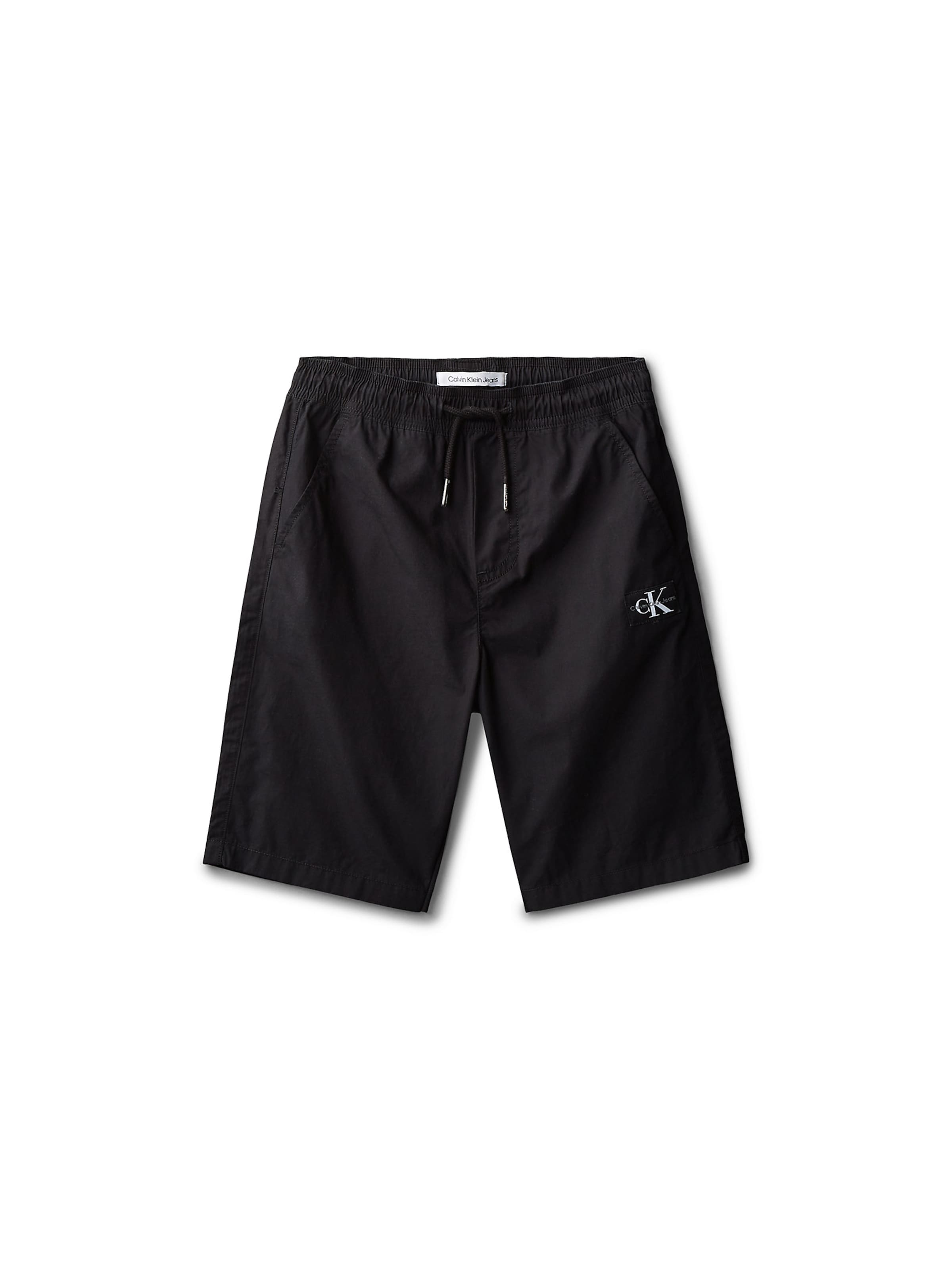 Calvin Klein Jeans Regular Shorts in Schwarz: Vorderseite