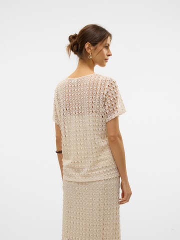 VERO MODA Bluza 'VMDYLIE' | bež barva