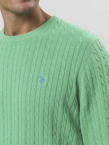 U.S. POLO ASSN. Pullover ' Mads ' in Grün