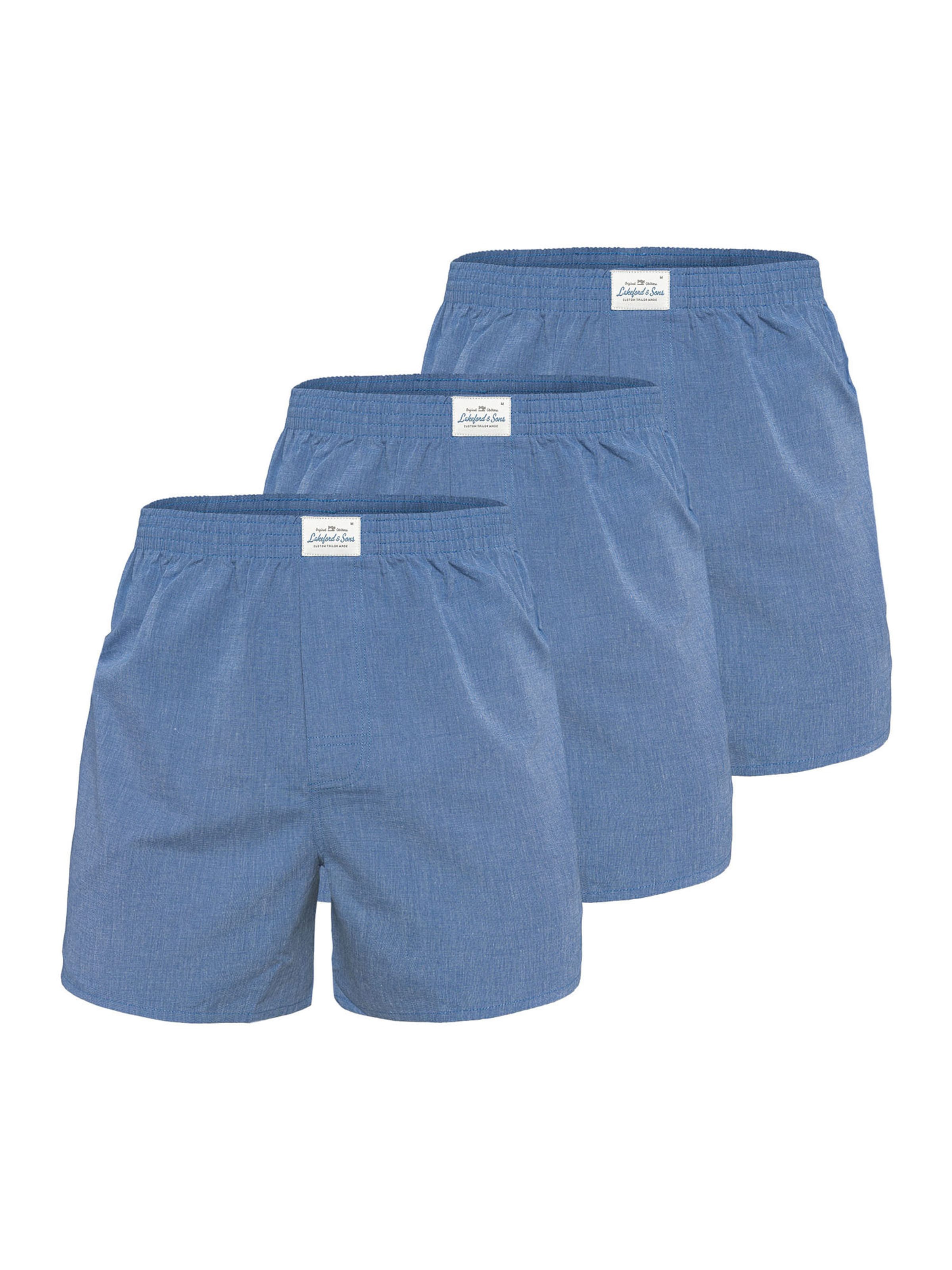 Lakeford & Sons Boxershorts in Blau: Vorderseite
