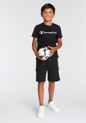 Champion Authentic Athletic Apparel T-shirt 'Crewneck' i svart